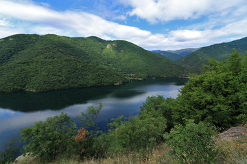 Fototapeta na wymiar Vach Dam / Bulgaria