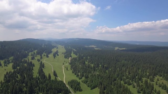 Col du Marchairuz (el. 1447 m.) is a high mountain pass in the Jura Mountains in the canton of Vaud in Switzerland.