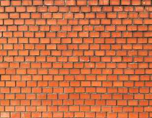 New Orange Brick Wall Texture Outdoor Background