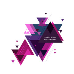 Minimalistic design, creative concept, modern diagonal abstract background Geometric element. purple, dark diagonal lines & triangles. vector-stock illustration