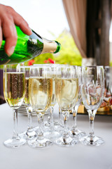 Shapanske poured into glasses
