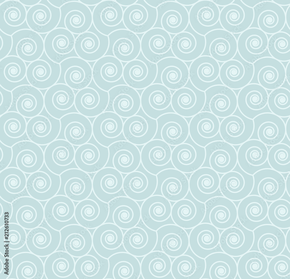 Poster seamless geometric pattern with swirls. vector illustration.