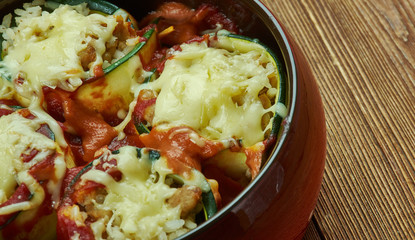 Cheesy Chicken Zucchini Roll-ups