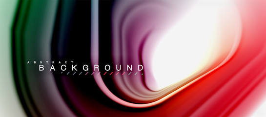 Rainbow fluid abstract swirl shape, twisted liquid colors design, colorful marble or plastic wavy texture background, multicolored template for business or technology presentation or web brochure