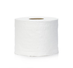 Toilet paper isolated on a white background