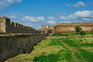 Fototapeta na wymiar Belgorod Dnestrovsky fortress. One of the best preserved fortresses on the territory of Ukraine.