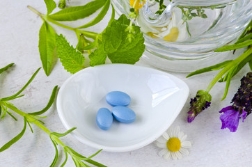 Alternative Medicine. Herbal Therapy. Capsules.