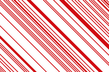 Christmas candle, lollipop pattern. Striped diagonal background with slanted lines.