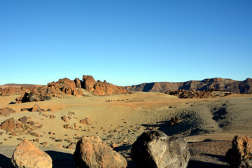 Landscape from National Park Teide,Tenerife, Canary Islands,Spain.