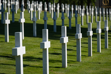 The Suresnes American military cemetery and memorial, Suresnes (near Paris), France
