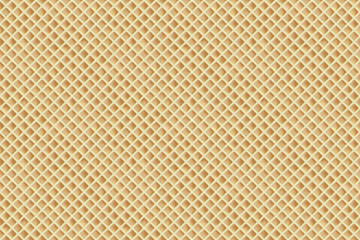 Waffle seamless pattern. Vector background