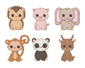 Kawaii animals desing