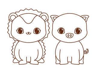 Kawaii animals design