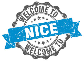 Obraz premium Nice round ribbon seal