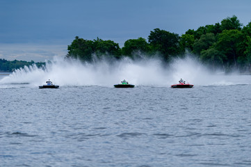 Fototapeta premium Hydroplane racing