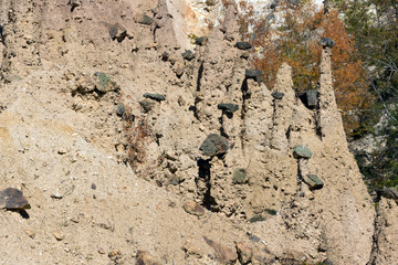Autumn Landscape of Rock Formation Devil's town in Radan Mountain, Serbia