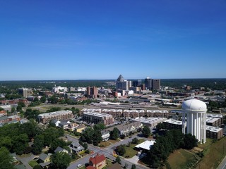 Obraz premium Greensboro summer skyline