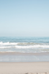 Fototapeta na wymiar Beach in summer in California