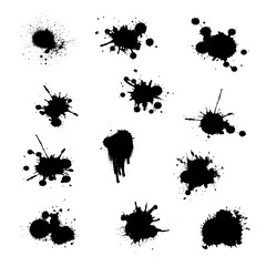 Ink blobs design