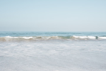 Beach in summer in California