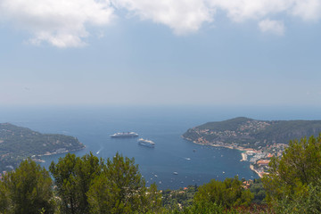 Blick auf das Cap Ferrat von der Grand Corniche