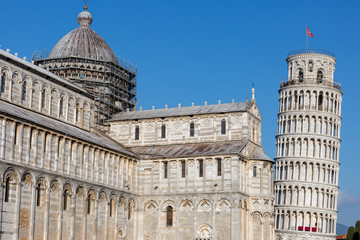 Cathedral and tower of Pisa