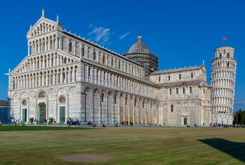 Cathedral and tower of Pisa