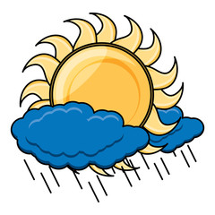 sun and cloud icon