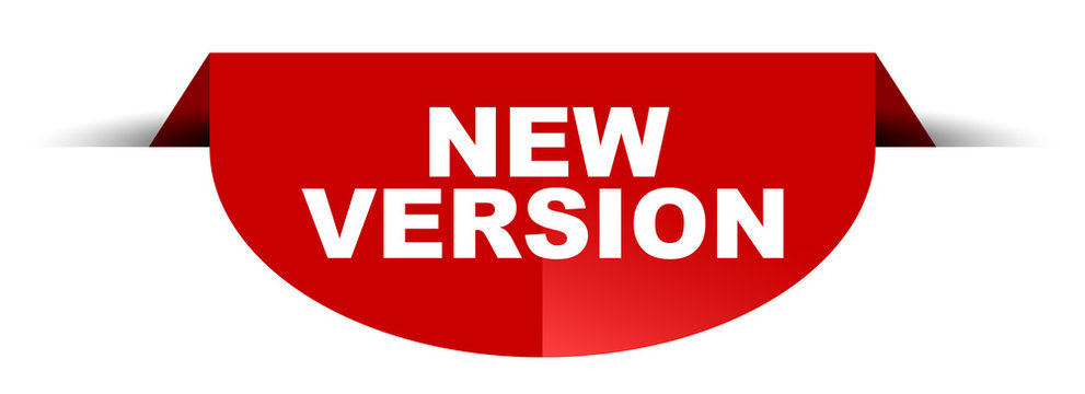 red vector round banner new version