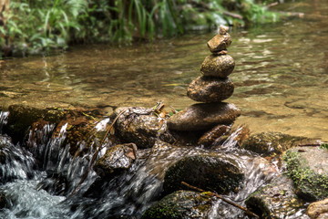 Stones in the river