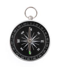 Frontal view of compass isolated on white background © cloud7days