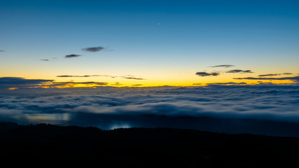 Cloud inversion over Puget Sound