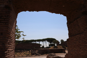Antique Palatine in Rome, Italy