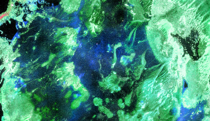 bright painted watercolor textures