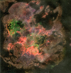 bright painted watercolor textures