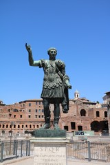 Fototapeta na wymiar Gaius Iulius Caesar in Rome, Italy