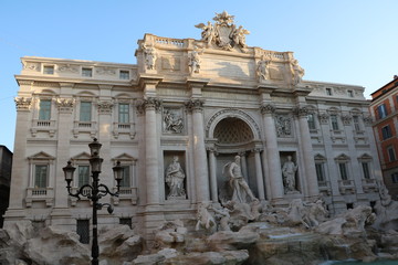 Fontana di Trevi at Piazza di Trevi in Rome, Italy