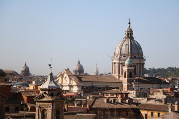 Naklejka na ściany i meble Churches in Rome, Italy