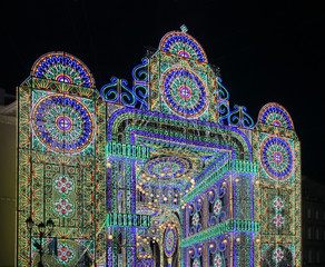 Festival of light at Szeroka street in Torun. Poland © Andrey Shevchenko