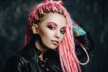 trendy young woman