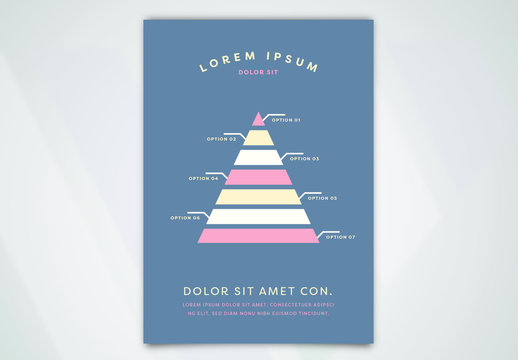 Pyramid Infographic Poster Layout