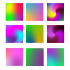 Colorful gradient vector backgrounds.