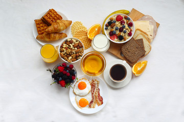 Healthy breakfast heart