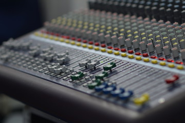 music studio console © radebojic