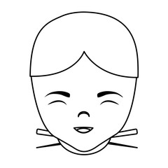 Asian woman icon