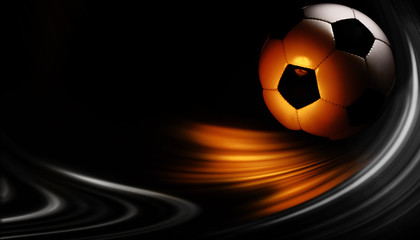 Ball auf dem Fussballplatz © Thaut Images