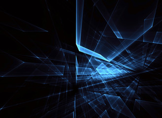 Abstract background element. Fractal graphics series.