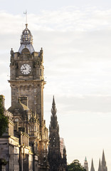 Clock Tower and Scott Monument 