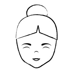 Asian woman icon
