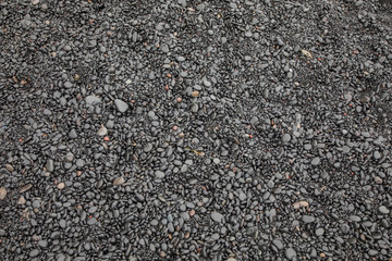 Black Stones on a Beach